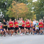 Zufriedene Gesichter beim Herbstlauf