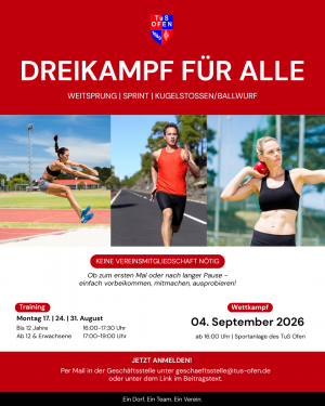 Dreikampf für Alle – Sei dabei!