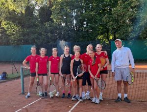 Mit viel Freude auf dem Tennisplatz